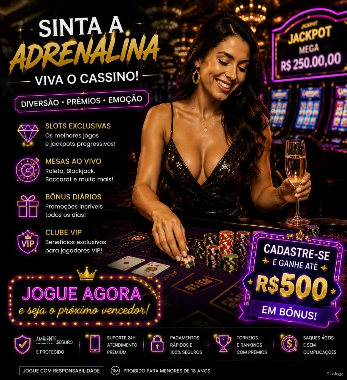 Opções de download da Okokgg